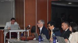 El exvicepresidente de la República Jorge Glas, comparece a la audiencia de juzgamiento en el denominado caso Reconstrucción de Manabí. Fotos :API /Rolando Enríquez