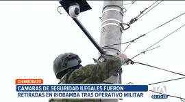 En Riobamba, personal militar, junto a otras instituciones, ejecutó un operativo en el que se retiraron varias cámaras de seguridad ilegales. Se presume que eran utilizadas por grupos delictivos.

Un reportaje de Mercedes Chávez