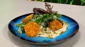 Cocinando esTAmañana: Hoy preparamos una deliciosa ensalada de tomates verdes  fritos. ¿Te animas a hacerla en casa?