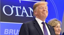 El presidente de Estados Unidos, Donald Trump, participa en la cumbre de la OTAN en La Haya.