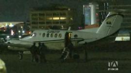 Alias 'Fito' fue trasladado desde el aeropuerto de Manta donde fue capturado hasta la Base Aérea de Guayaquil para ser llevado a la cárcel de máxima seguridad La Roca.