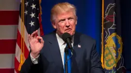 El presidente estadounidense Donald Trump se refirió desde la Casa Blanca a la situación en Gaza.