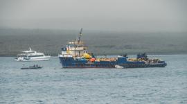 Activan operativo técnico por hundimiento de embarcación en Galápagos.