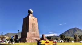 Monumento de la Mitad del Mundo, ubicado en la provincia de Pichincha.