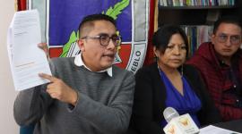 Andrés Quishpe, el presidente de la UNE, presentó una demanda de inconstitucionalidad contra la Ley de Integridad Pública y anunció marchas para el 11 de julio del 2025.