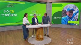 El montañista ecuatoriano Iván Vallejo compartió parte de su vida y los proyectos que tiene. Visitó el set de esTAmañana.