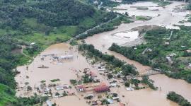 Fuertes inundaciones se registraron en Zamora Chinchipe este martes 1 de julio del 2025.