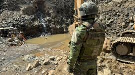 El Ejército ecuatoriano ha realizado operativos antimineros en varias provincias del Ecuador.