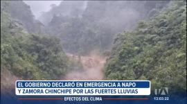 El Gobierno declaró en emergencia a las provincias de Napo y Zamora Chinchipe debido a las fuertes lluvias. Hasta el momento, las emergencias dejan 2 fallecidos, 613 personas afectadas y 12 viviendas destruidas.
Un reportaje de Karen Haro