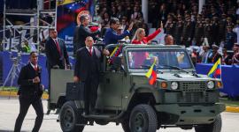 El presidente de Venezuela, Nicolás Maduro, partició en los desfiles por el Día de la Independencia.