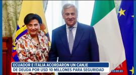 Ecuador e Italia acordaron un canje de deuda por 10 millones de dólares para temas de seguridad.
Un reportaje de Lucía Clavijo