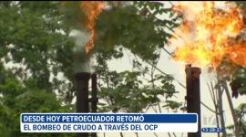 Petroecuador retomó el bombeo de crudo a través del Oleoducto de Crudos Pesados. No obstante, la estatal atraviesa un momento crítico por los efectos de la erosión regresiva de los ríos Coca y Río Loco en la Amazonía.
Un reportaje de Fausto Yépez