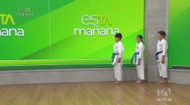 Gente que Suma: Cayetana Araujo, Juan José Dousdebes y Josué Carrión, campeones de artes marciales, visitaron el set de esTAmañana.