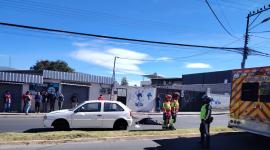 Un vehículo atropelló a una joven la mañana de este lunes 14 de julio del 2025