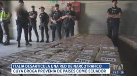 En Italia cayó una red de tráfico de droga que importaba cocaína desde varios países, incluido Ecuador. Expertos insisten en fortalecer los controles en puertos privados que operan bajo administración.
Un reportaje de Bernarda Cevallos