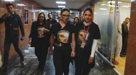 Asambleísta Yahaira Urresta, antes de anunciar su separación del Movimiento Revolución Ciudadana el pasado 10 de julio.