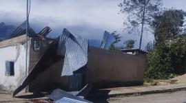 Afectaciones en Pallatanga, Pangua y Sigchos por fuertes vientos.