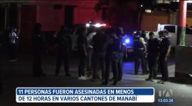 Más de 10 personas fueron asesinadas en menos de 12 horas en Manabí. Entre las víctimas está un policía en servicio activo.
Un reportaje de Ricardo Alcívar
