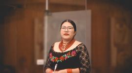 Carmen Tiupul es una de las asambleístas que fue separada de Pachakutik en el congreso de la Conaie por apoyar al Gobierno de Noboa.