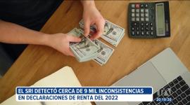 El SRI intensifica su control tributario y detectó cerca de 9 mil inconsistencias en declaraciones de Renta del año 2022. Las alertas ya fueron enviadas y, de no justificarse, podrían derivar en sanciones económicas e incluso penales. Un reportaje de Ismenia Solorzano.