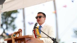Daniel Noboa estuvo presente en la sesión solemne del Gobierno de Guayaquil este 25 de julio de 2025