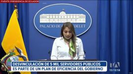 La mayoría de los 5 mil funcionarios desvinculados son del Ejecutivo y del Instituto Ecuatoriano de Seguridad Social. Según la portavoz de Carondelet, se tomaron en cuenta los casos de los servidores vinculados con las mafias.
Un reportaje de Astrid Singre
