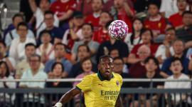 Pervis Estupiñán jugó sus primeros minutos con la camiseta del AC Milan.
