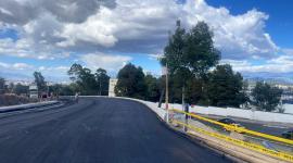 La circulación en la avenida Occidental y Mariana de Jesus es limitada por obras.