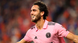 Leonardo Campana disputando un partido con Inter Miami.