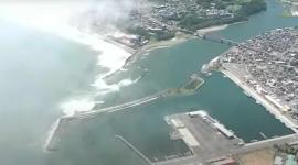 Japón recibe las primeras olas de 40 centímetros del tsunami tras potente terremoto de 8.8 en Rusia.