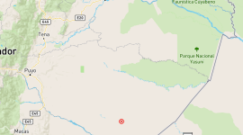 Un sismo se registró en la Amazonía eciatoriana este jueves 31 de julio del 2025.