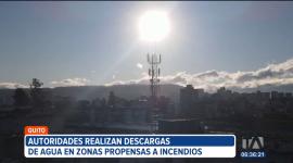 A propósito de la época seca, las autoridades realizan descargas de agua en zonas como Tumbaco, Pifo e Itulachi. Además, hacen un llamado a evitar quemas a cielo abierto.
Un reportaje de Stephany Paz