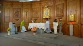 Misa del domingo con el padre Allan Mendoza desde la Capilla La Dolorosa del colegio San Gabriel de Quito.