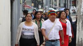 El nuevo presidente de la Conaie, Marlon Vargas, estará al frente de la Conaie hasta 2028.