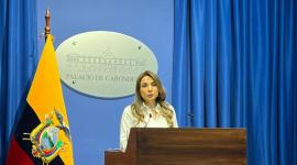 Carolina Jaramillo. la portavoz del Gobierno, habló´este lunes 4 de agosto del 2025.