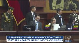 La Comisión de Fiscalización de la Asamblea deberá tramitar el juicio político contra Gonzalo Albán por incumplimiento de funciones. El consejero de Participación Ciudadana se defiende.
Un reportaje de Lucía Clavijo