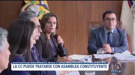 Juristas sostienen que la pregunta planteada por el presidente Daniel Noboa sobre el juicio político a jueces de la Corte Constitucional solo puede tratarse a través de una asamblea constituyente. 

Un reportaje de Belén Merizalde