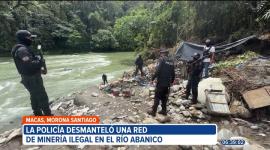 Una nueva alerta ambiental sacude a Morona Santiago. A tan solo 8 kilómetros de la ciudad de Macas, la policía desmanteló una red de minería ilegal en el río Abanico. 

Un reportaje de Wilson Cabrera
