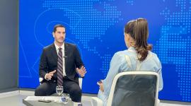 El ministro de Transporte, Roberto Luque, dio detalles sobre el proceso de desvinculación de funcionarios públicos, en Teleamazonas, este jueves 7 de agosto.