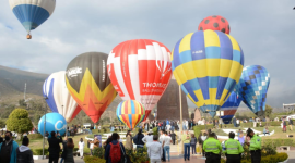 El año pasado hubo una gran convoctaria de personas al Festival del Globo que se realiza en la Mitad del Mundo