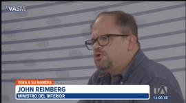 El Ministro del Interior también participará en la marcha convocada por el presidente Daniel Noboa en contra de las decisiones de la Corte Constitucional. Según Reimberg, los magistrados de este organismo suspendieron leyes claves para la seguridad.

Un reportaje de Carlos Sacoto