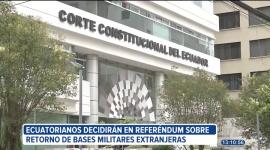 La Corte Constitucional dio luz verde a la pregunta sobre el retorno de bases militares extranjeras a Ecuador. El trámite ahora pasa a manos del Consejo Nacional Electoral que deberá convocar al referéndum. 

Un reportaje de Lucía Clavijo