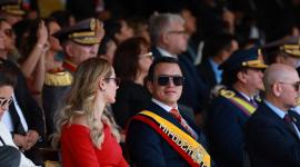 El presidente Daniel Noboa asistió a una ceremonia en la Escuela Militar Eloy Alfaro, este viernes 8 de agosto del 2025