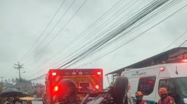 El Cuerpo de Bomberos acudió a atender la emergencia por un siniestro al sur de Quito, este viernes 8 de agosto del 2025