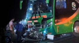 Bus del club deportivo Mushuc Runa sufrió un siniestro de tránsito la noche del 10 de agosto del 2025, en la vía Montalvo-Babahoyo.