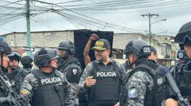 El ministro del Interior, John Reimberg, participó en un operativo desplegado en Guayas el viernes 15 de agosto del 2025