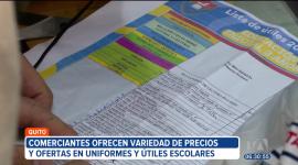 El regreso a clases está cerca para los estudiantes de la Sierra y Amazonía. Este fin de semana se registro gran movimiento comercial en el centro de Quito. Padres de familia buscan los mejores precios. 

Un reportaje de Brigette Mancheno