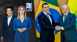 Revise las noticias más destacadas del Ecuador en nuestro Noticiero 24 Horas Emisión Estelar de este lunes 18 de agosto del 2025. Con Milton Pérez y Diana León.