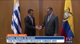 El presidente Daniel Noboa se reunió en Montevideo con su homólogo uruguayo, Yamandú Orsi. En el encuentro, firmaron dos acuerdos bilaterales en materia de defensa y seguridad.

Un reportaje de María Gracia Chacón