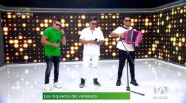 Los Inquietos del Vallenato cantaron sus temas más reconocidos en el set de esTAmañana.